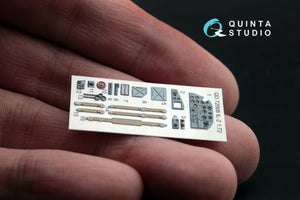Quinta Studio QD72008 IL-2 Shturmovik 3D-Printed &amp;amp; colored Interior on decal paper (for Tamiya kit) 1/72 – image 4