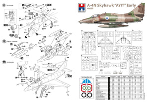Hobby 2000 48039 Douglas A-4N Skyhawk "AYIT" Early ( Hasegawa + CARTOGRAF + MASKI + 3D Print ) 1/48
