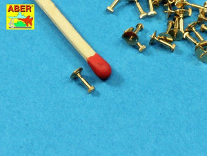 Aber 16112 Turned Hexagonal bolts (1.34x2.60mm) x 30 pcs. (1/16) – image 2