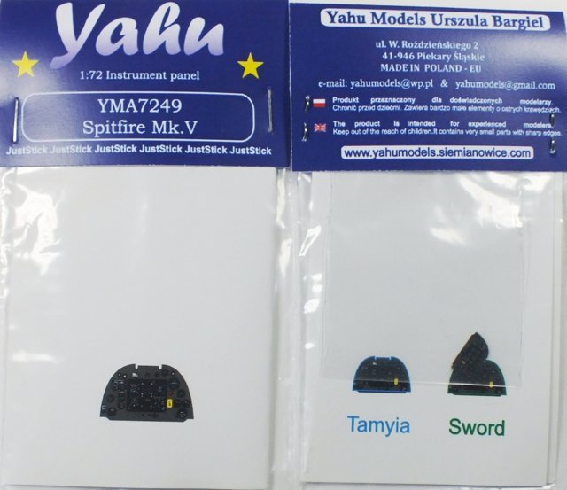 Yahu YMA7249 Spitfire Mk.V (Tamiya / Sword) 1/72