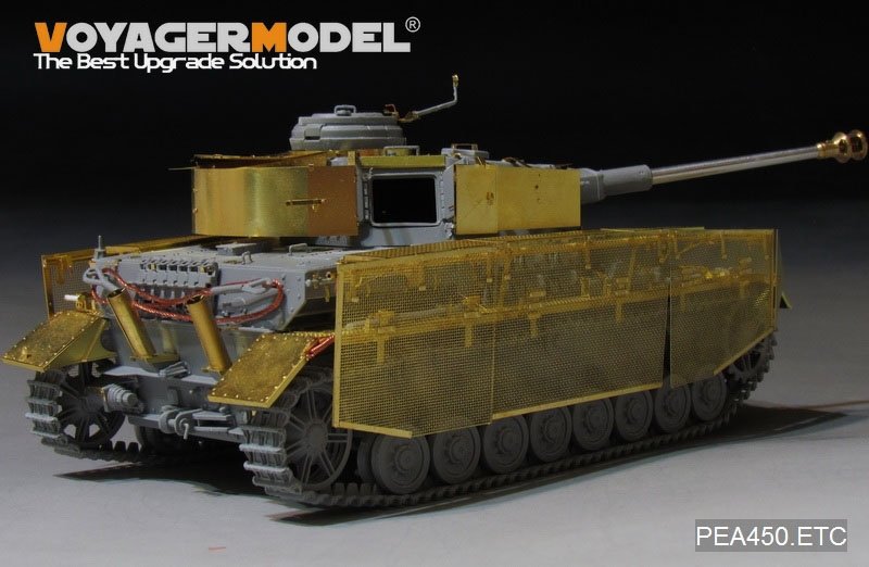 Voyager Model PEA450 WWII German Pz.Kpfw.IV Ausf.J &amp;quot;Thoma shields&amp;quot; wire mesh schürzen (Last Production) (FOR Boder 35008) 1/35 – immagine 4