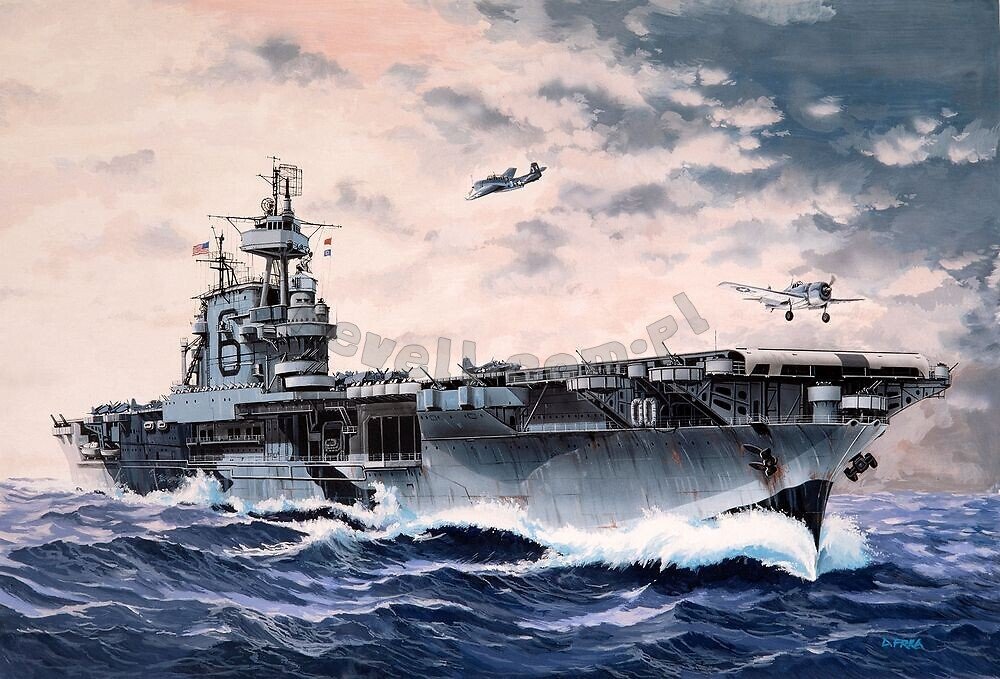 Revell 65824 USS Enterprise CV-6 Model Set 1/1200 – image 3