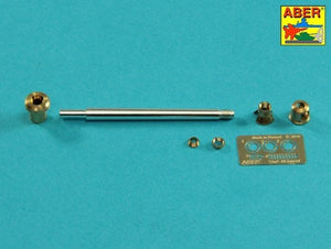 Aber 35L-058N StuK.40 L/48 7.5cm barrel with muzzle brake for German StuG.III Ausf.G early version (Trumpeter) 1/35