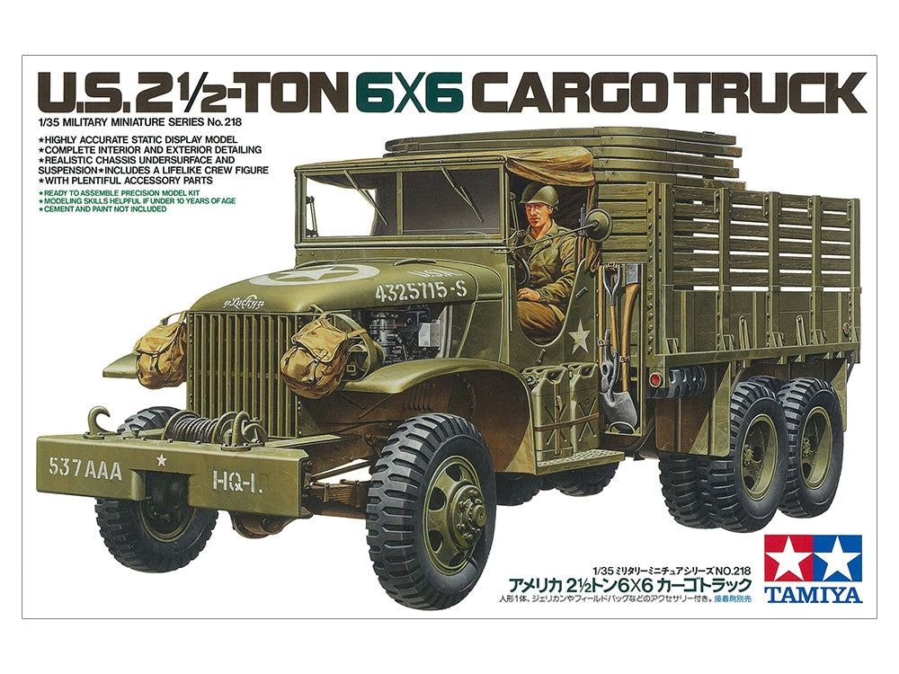 Tamiya 35218 US 2-Ton 6x6 Cargo Truck (1/35) – Bild 2