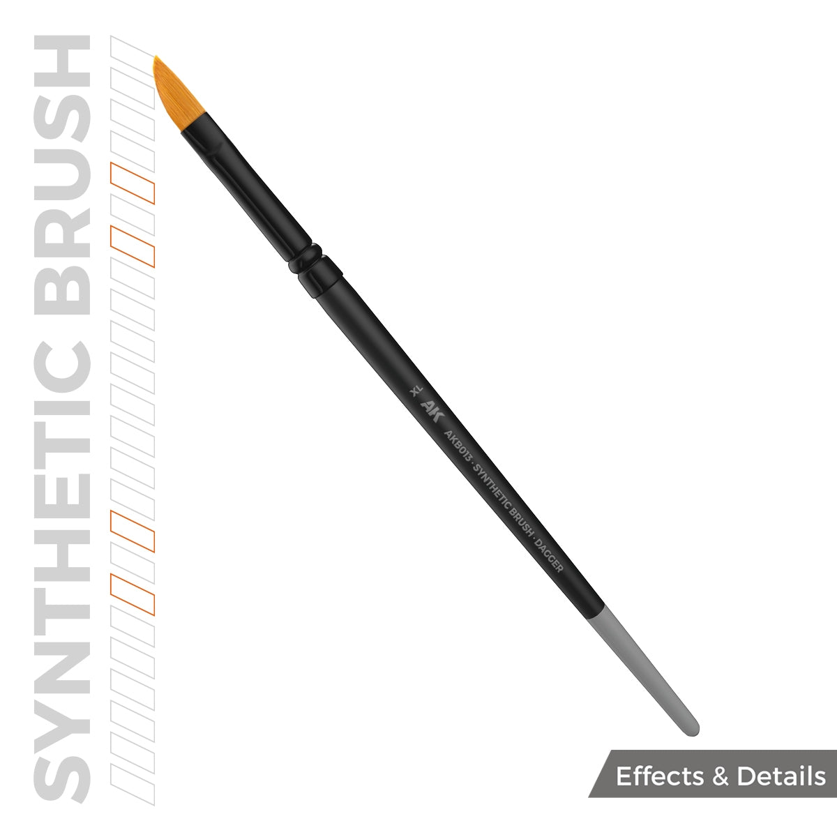 AK Interactive AKB013 AK SYNTHETIC BRUSH – DAGGER XL – Bild 3