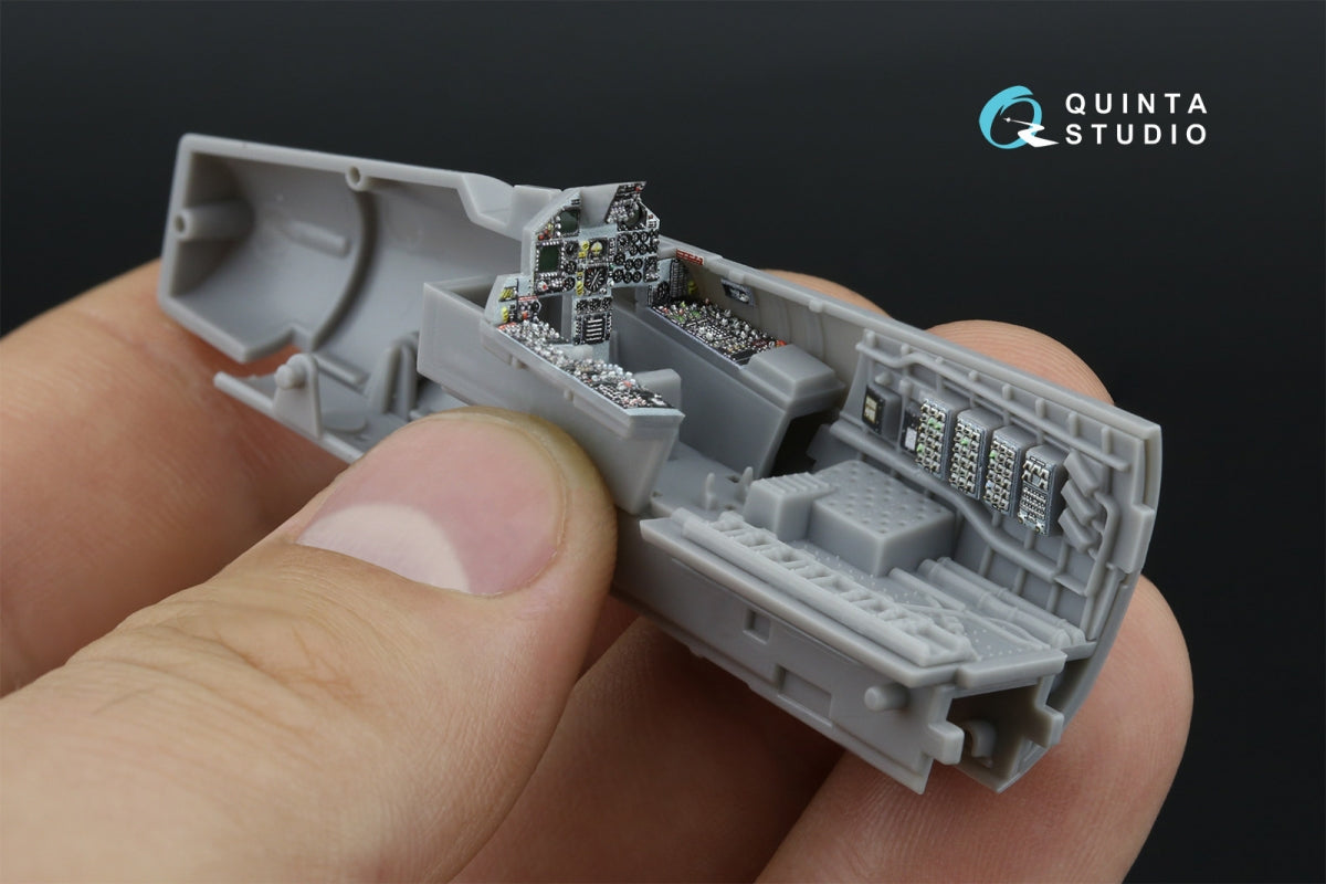 Quinta Studio QD72187 F-15C Late/J Late 3D-Printed &amp;amp; colored Interior on decal paper (Fine Molds) 1/72 – Bild 11