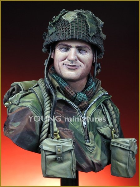oung Miniatures YM1834 British Paratrooper Northwest Europe WWII 1/10 – immagine 6