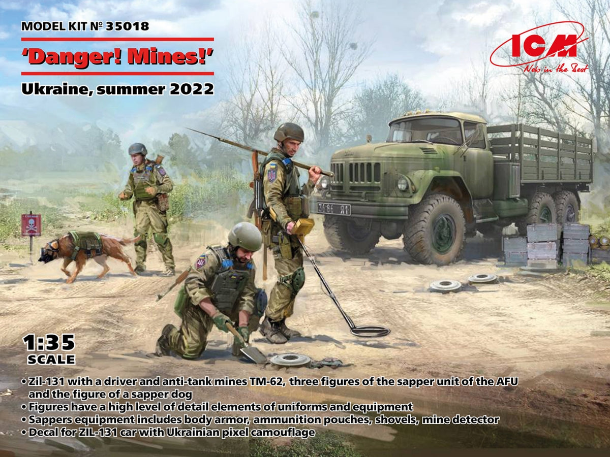 ICM 35018 Danger! Mines! Ukraine, summer 2022 1/35 – zdjęcie 2