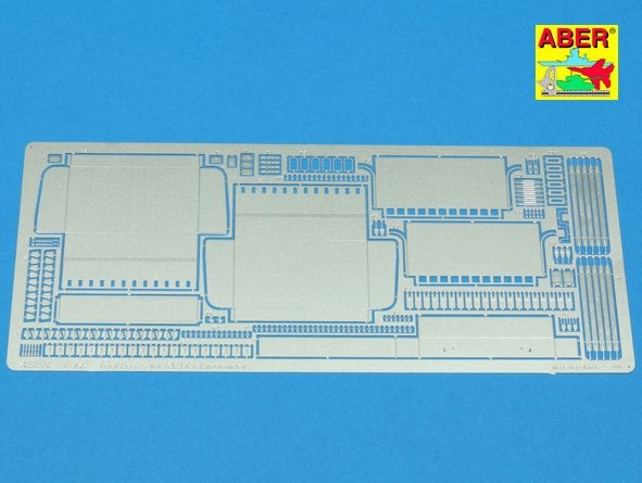 Aber 35147 Soviet KWI tank part 5. Tool trays for late fenders (TAM) (1/35)