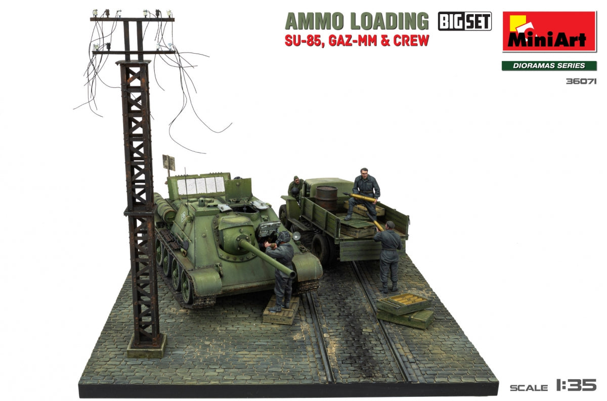 Miniart 36071 AMMO LOADING. SU-85, GAZ-MM and CREW. BIG SET 1/35 – image 3