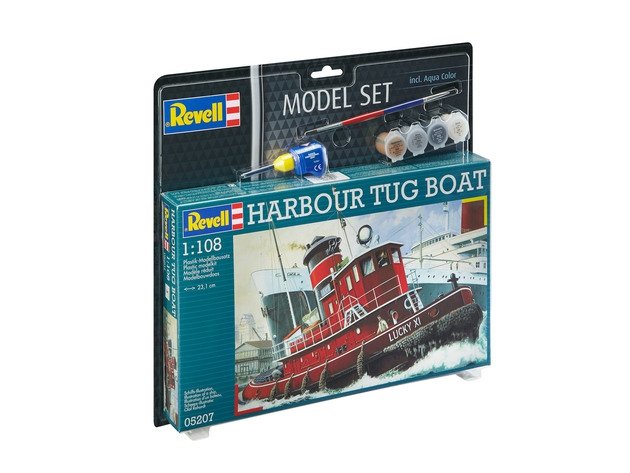 Revell 65207 Harbor Tug Boat Model Set (1/108)