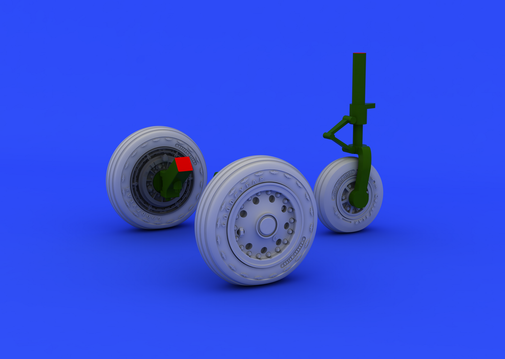 Eduard 648176 F-104 undercarriage wheels early 1/48 (Hasegawa) – image 7