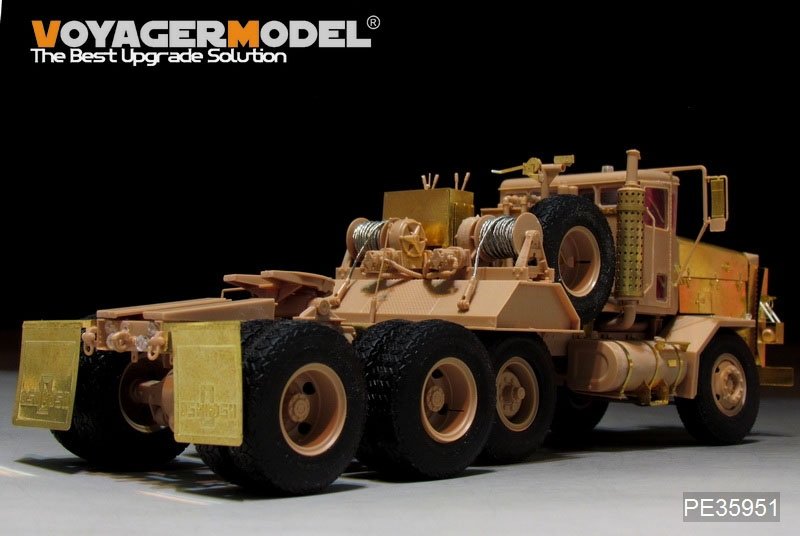 Voyager Model PE35951 Modern US Army M911 C-HET &amp;amp;M747 Heavy Equipment Semi-Trailer For MENG SS-013 1/35 – imagen 14