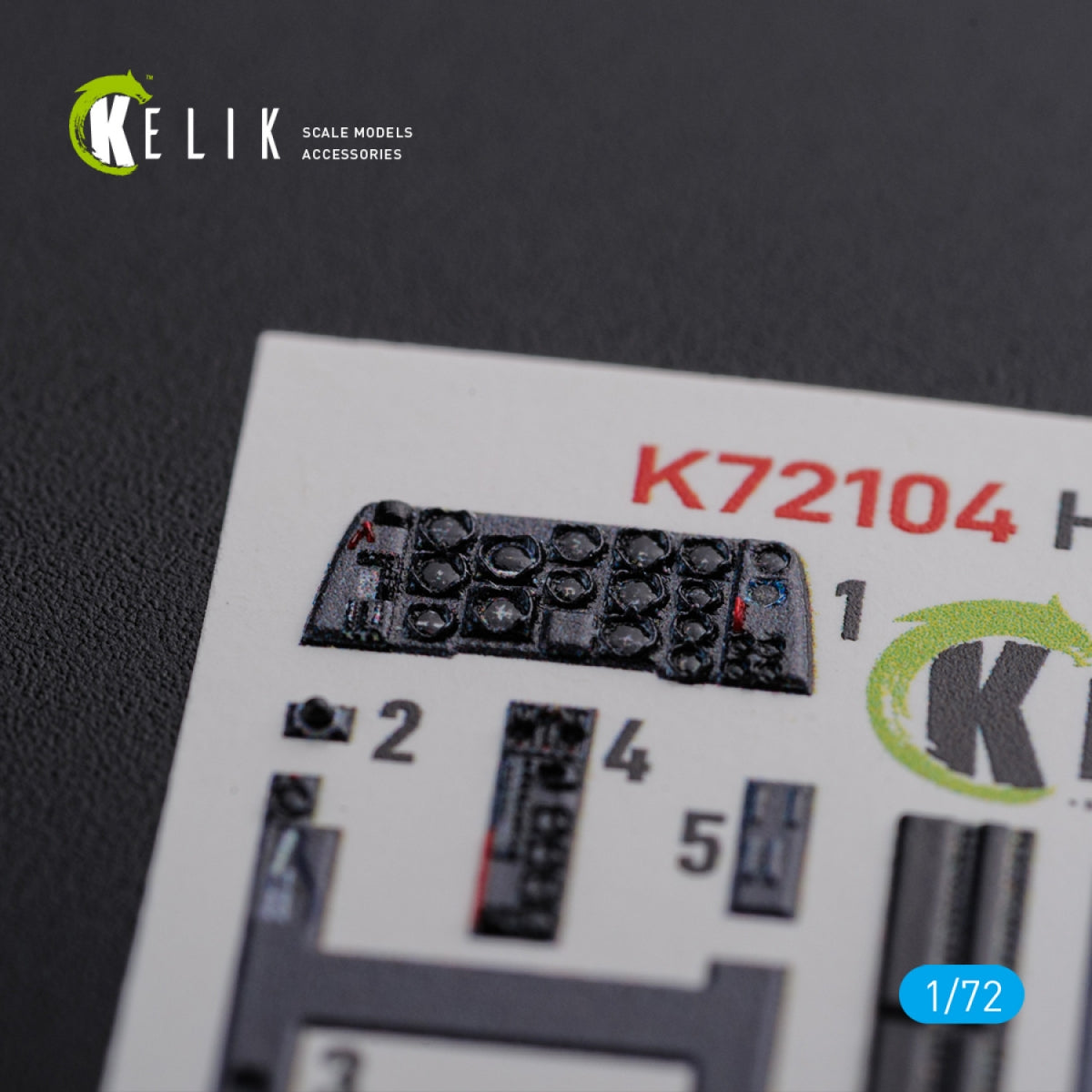 KELIK K72104 HE-219 UHU interior 3D decals for Dragon kit 1/72 – immagine 2