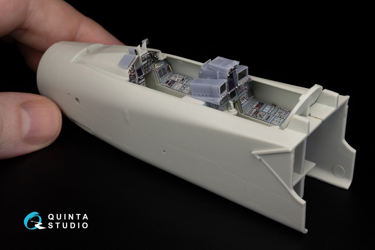 Quinta Studio QD+48263 Tornado GR.4 3D-Printed &amp;amp; colored Interior on decal paper (Revell) (with 3D-printed resin parts) 1/48 – Bild 13