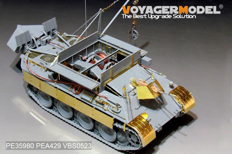 Voyager Model PE35980 WWII German Bergepanther Ausf.A (Late type,Panther G tool holders) Basic For TAKOM 2101 1/35 – image 7