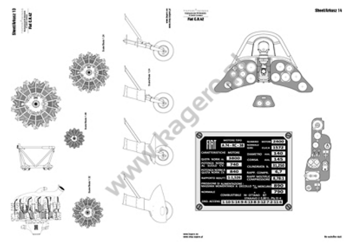 Kagero 7102 Fiat CR 42 EN/PL – image 4