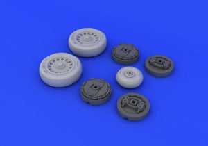 Eduard 632076 Mirage IIIc wheels ITALERI 1/32 – obrázek 3