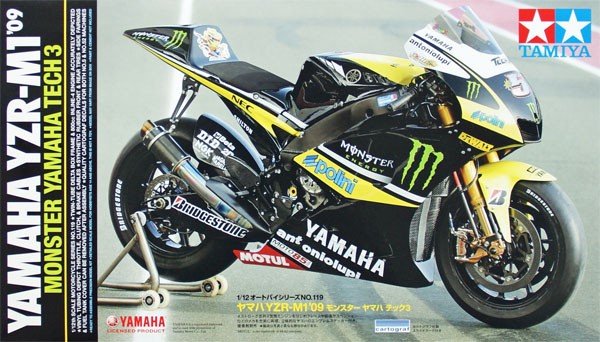 Tamiya 14119 YZR-M1 09 Monster Yamaha Tech3 1/12