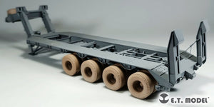 ET Model P35-119 US M747 Heavy Equipment Semi-Trailer Sagged wheels For Meng Kit 1/35 – imagen 6
