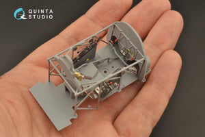 Quinta Studio QD32104 Fiat CR.42 3D-Printed &amp;amp; colored Interior on decal paper (ICM) 1/32 – imagen 8