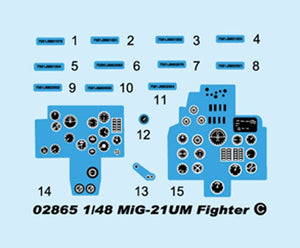 Trumpeter 02865 MiG-21UM Mongol B 1/48 – image 6