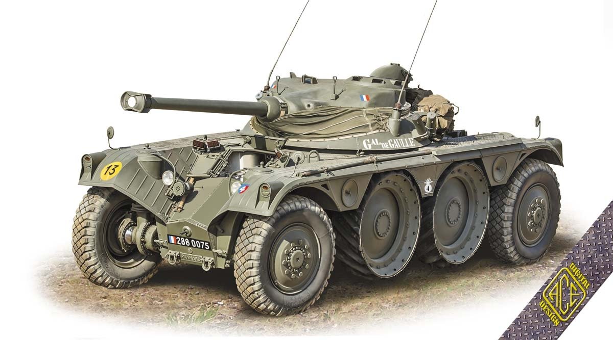 ACE 72459 EBR 90 F1 mod.1951 w/FL-11 turret wheeled tank 1/72