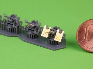 Master SM-200-011 IJN Type 96 25mm - PODWÓJNA podstawa - wczesna z celownikiem pierścieniowym (4 szt.) 1/200 – obrázek 3