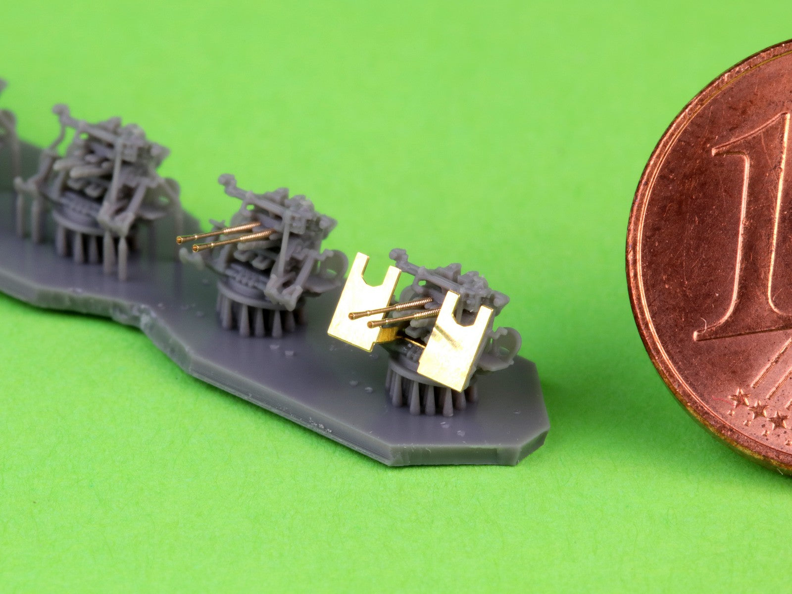 Master SM-350-123 IJN Type 96 25mm - PODWÓJNA podstawa - późna z celownikiem mechanicznym &amp;quot;Le Prieur&amp;quot; (6 szt.) 1/350 – obrázek 3