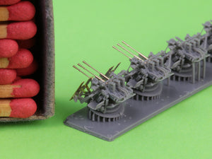 Master SM-200-014 IJN Type 96 25mm - POTRÓJNA podstawa - późna z celownikiem mechanicznym &amp;quot;Le Prieur&amp;quot; (4 szt.) 1/200 – obrázek 4
