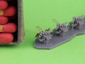 Master SM-350-123 IJN Type 96 25mm - PODWÓJNA podstawa - późna z celownikiem mechanicznym &amp;quot;Le Prieur&amp;quot; (6 szt.) 1/350 – obrázek 4