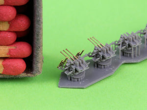 Master SM-350-125 IJN Type 96 25mm - POTRÓJNA podstawa - późna z celownikiem mechanicznym &amp;quot;Le Prieur&amp;quot; (6 szt.) 1/350 – obrázek 4