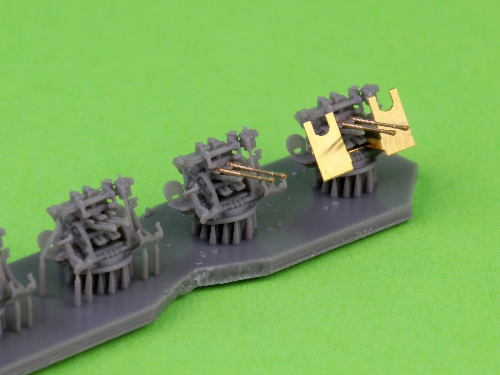 Master SM-350-123 IJN Type 96 25mm - PODWÓJNA podstawa - późna z celownikiem mechanicznym &amp;quot;Le Prieur&amp;quot; (6 szt.) 1/350 – obrázek 5