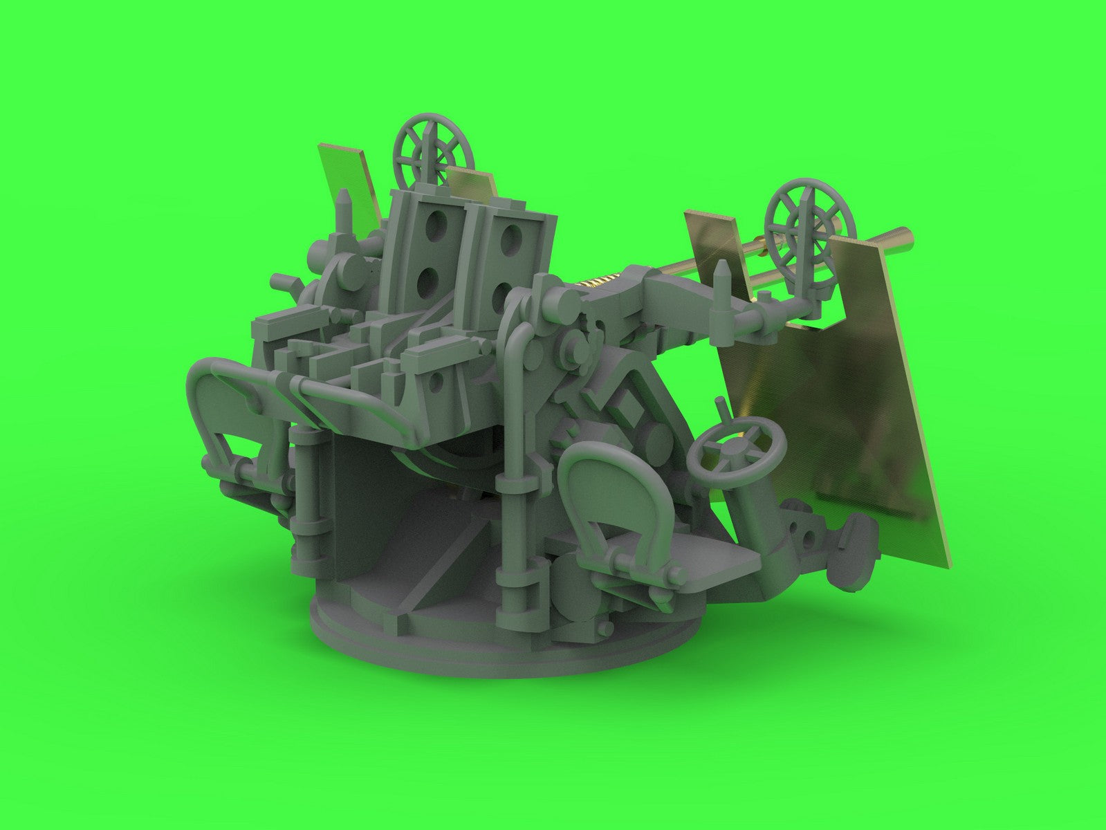 Master SM-200-011 IJN Type 96 25mm - PODWÓJNA podstawa - wczesna z celownikiem pierścieniowym (4 szt.) 1/200 – obrázek 9