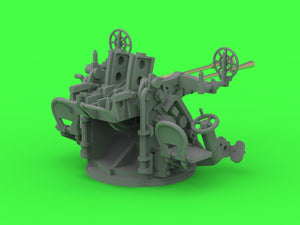 Master SM-200-011 IJN Type 96 25mm - PODWÓJNA podstawa - wczesna z celownikiem pierścieniowym (4 szt.) 1/200 – obrázek 10