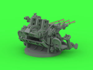 Master SM-350-125 IJN Type 96 25mm - POTRÓJNA podstawa - późna z celownikiem mechanicznym &amp;quot;Le Prieur&amp;quot; (6 szt.) 1/350 – obrázek 11