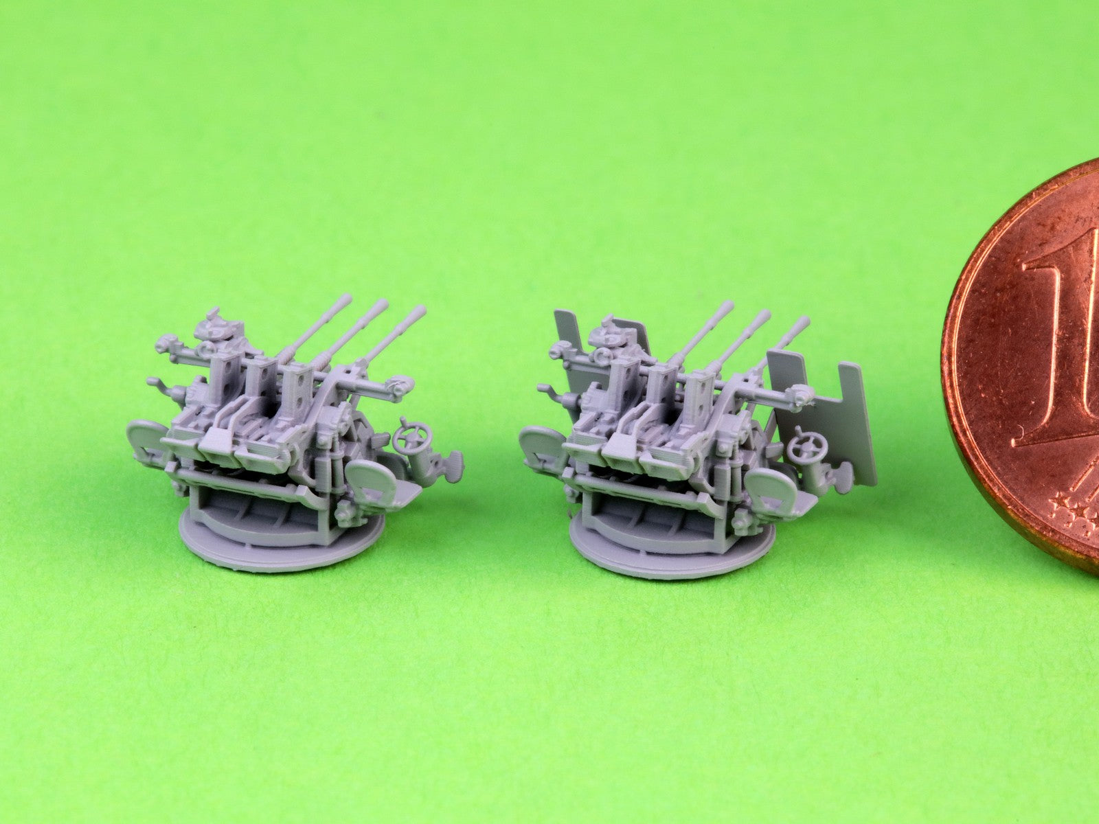 Master SM-200-014 IJN Type 96 25mm - POTRÓJNA podstawa - późna z celownikiem mechanicznym &amp;quot;Le Prieur&amp;quot; (4 szt.) 1/200 – obrázek 11