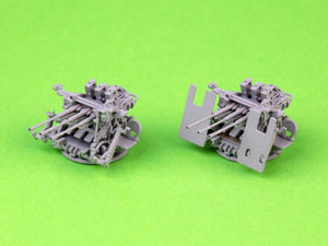 Master SM-200-014 IJN Type 96 25mm - POTRÓJNA podstawa - późna z celownikiem mechanicznym &amp;quot;Le Prieur&amp;quot; (4 szt.) 1/200 – obrázek 12