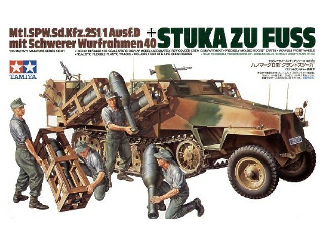 Tamiya 35151 Sd.Kfz. 251/1 Ausf. D &amp;quot;Stuka Zu Fuss&amp;quot; 1/35