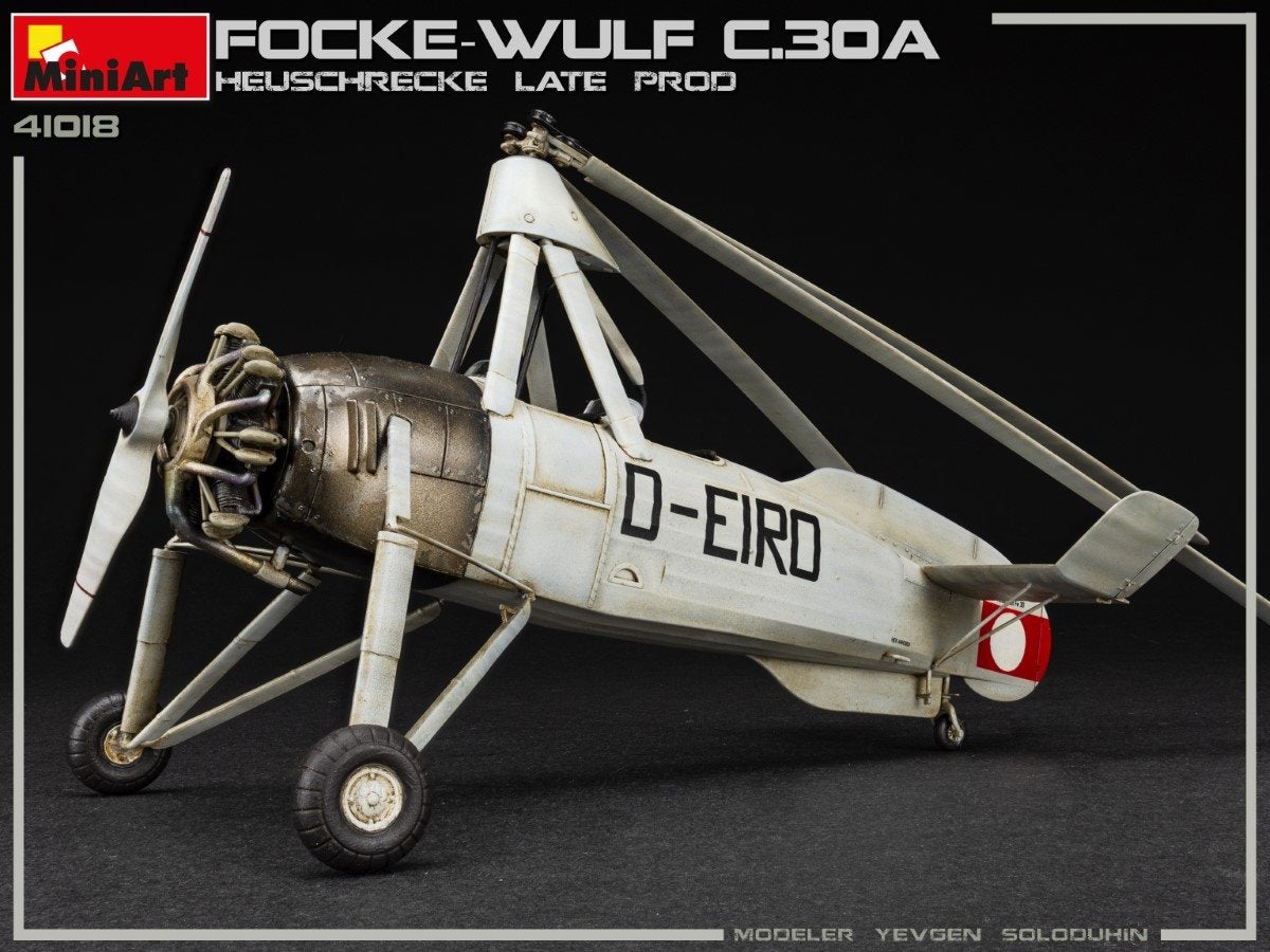 MiniArt 41018 FOCKE-WULF FW C.30A HEUSCHRECKE. LATE PROD 1/35 – obrázek 8