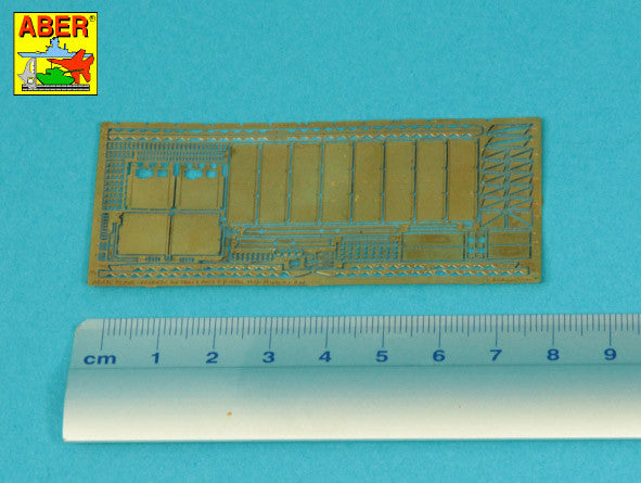 Aber 72A15 Fenders for Sd.Kfz.181, Pz.Kpfw. VI Ausf. E Tiger I 1/72 – obrázek 2