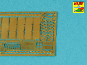 Aber 72A15 Fenders for Sd.Kfz.181, Pz.Kpfw. VI Ausf. E Tiger I 1/72 – obrázek 4