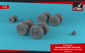 Armory Models AW72509 Concorde wheels w/ weighted tires, late 1/72 – obrázek 4