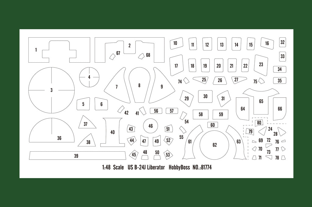 Hobby Boss 81774 Consolidated B-24J Liberator 1/48 – image 6