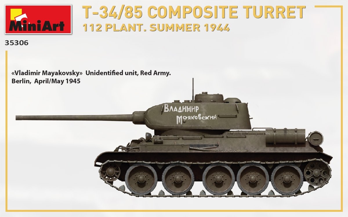 MiniArt 35306 T-34/85 COMPOSITE TURRET. 112 PLANT. SUMMER 1944 1/35 – image 17