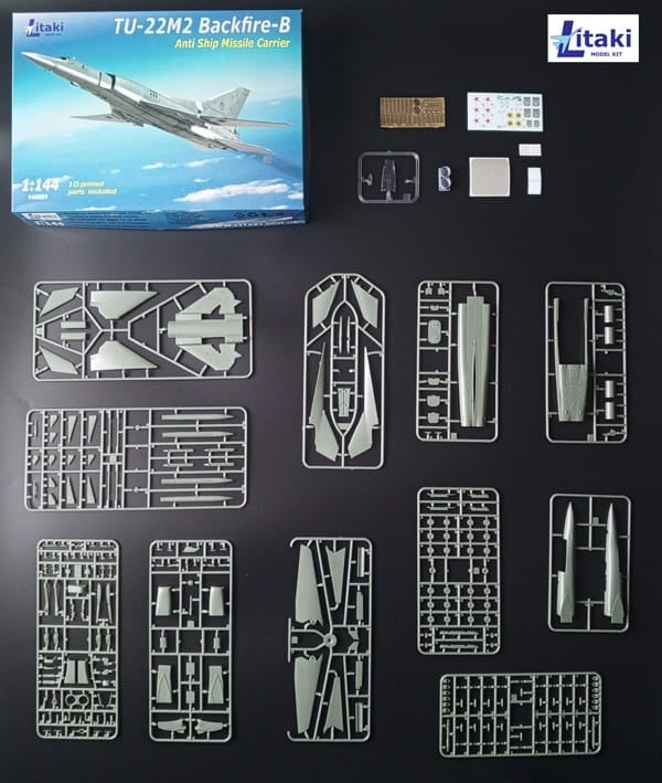 Litaki 144001 Tu-22M2 Backfire-B Anti-Ship Missile Carrier 1/144 – image 2