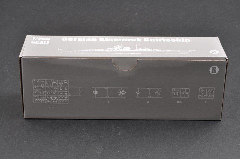 Trumpeter 03702 German Bismarck Battleship 1/200 – obrázek 15