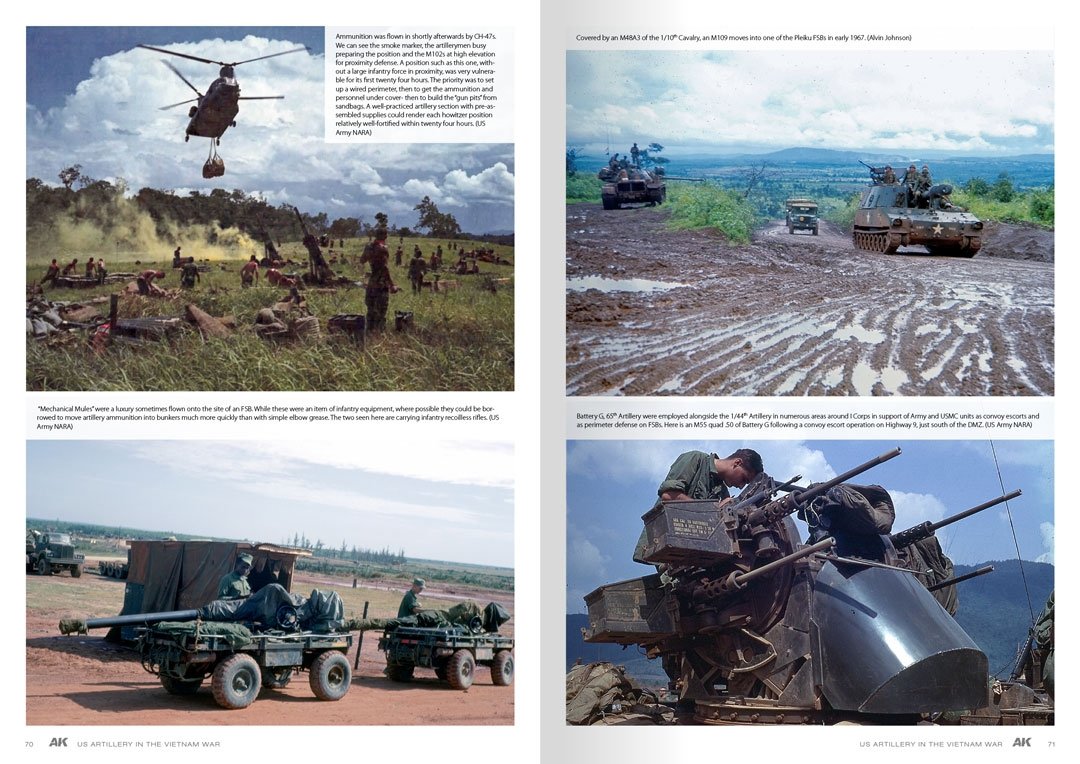 AK Interactive AK130007 AMERICAN ARTILLERY IN VIETNAM EN – Bild 9