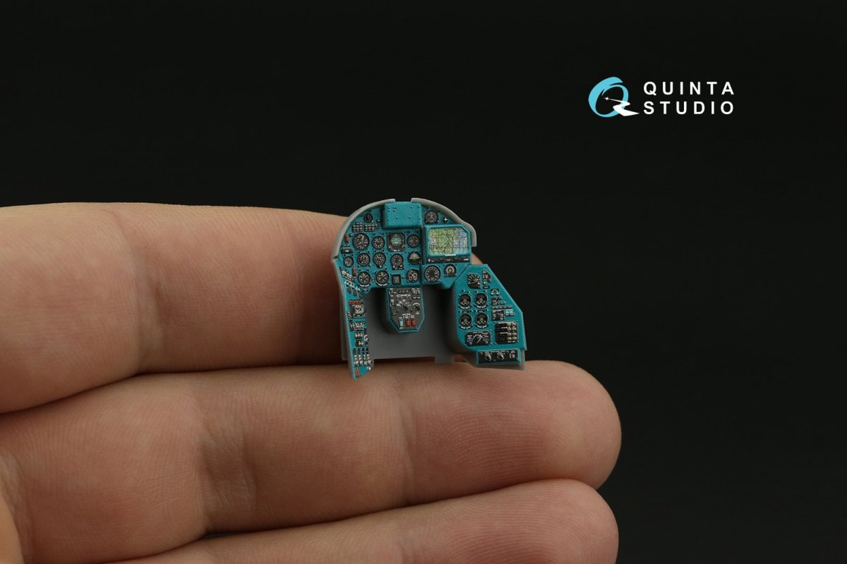 Quinta Studio QD48356 Mi-24D 3D-Printed &amp;amp; colored Interior on decal paper (Trumpeter) 1/48 – Bild 9