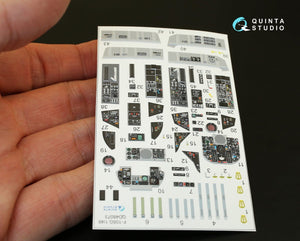 Quinta Studio QD48073 F-105G 3D-Printed &amp;amp; colored Interior on decal paper (for HobbyBoss kit) 1/48 – Bild 4